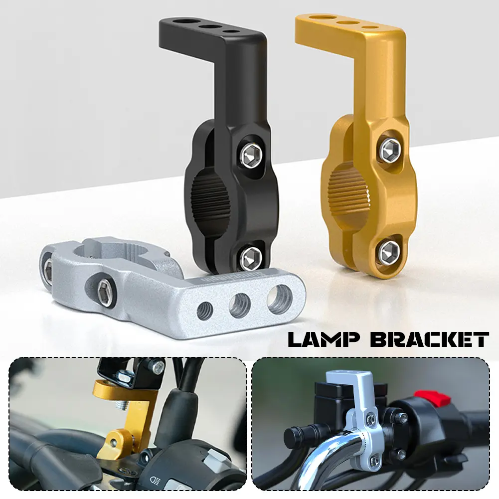Motorcycle Electric Bicycle Rear View Mirror Bracket Mount Adapter for 22mm Handlebar Holder Clamp M6 M8 M10 Screw Hole CNC #475486