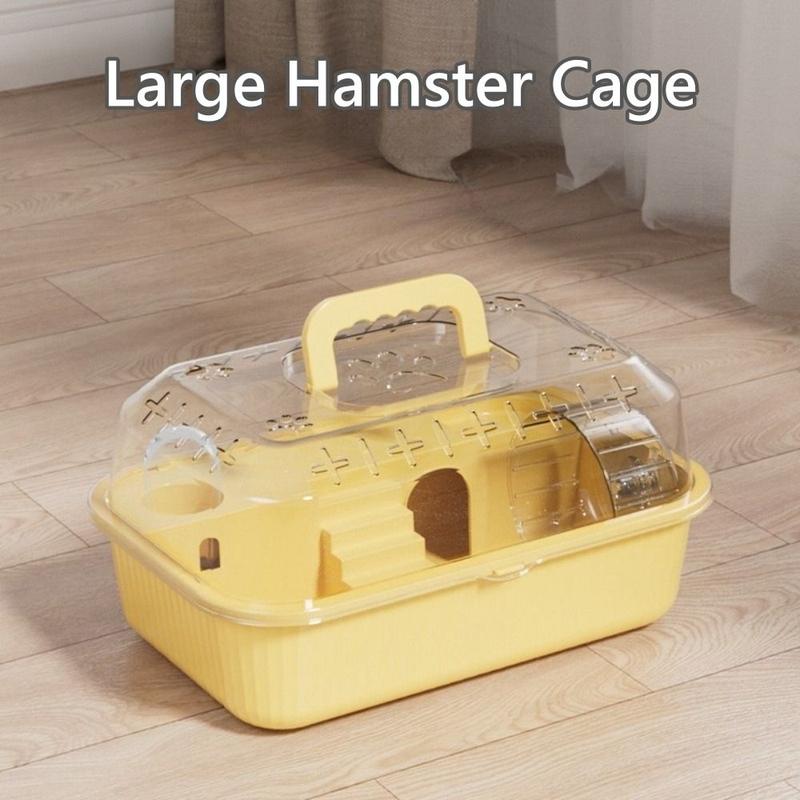 Image showcasing New Openable Top Hamster Cage Ventilation Transparent Hamste - TikTok ...
