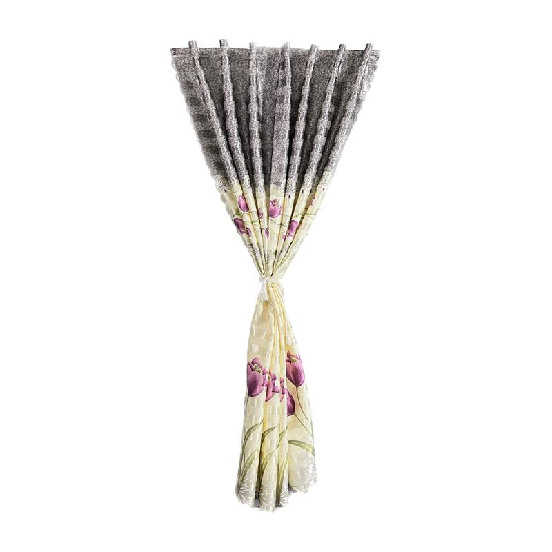 KT nhỏ Rèm cửa sổ lỗ khoen dán tường tiện lợi giá rẻ dễ sử dụng - Màu Tulip vàng be