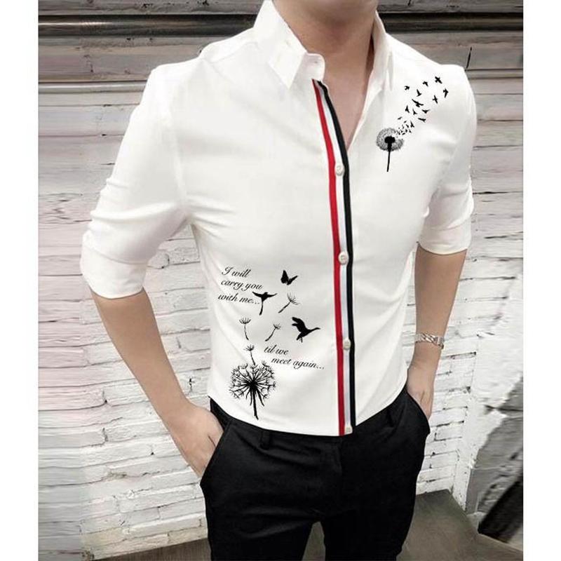 [HCM][SIÊU PHẨM] Áo Sơ Mi Nam Họa Tiết Bồ Công Anh Cao Cấp (Ảnh thật)