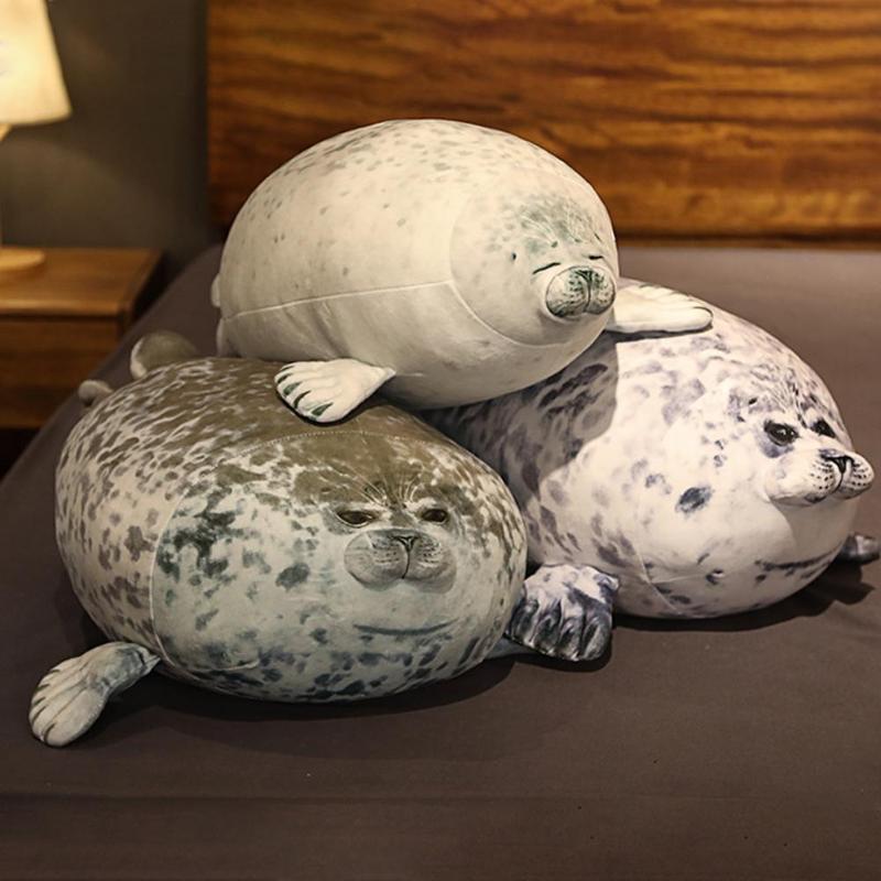 Đồ Chơi Búp Bê Sư Tử Biển Nhồi Bông, 20Cm / 30Cm, Đồ Chơi Động Vật Nhồi Bông Hình Con Dấu Blob Mũm Mĩm, Gối Đại Dương Dễ Thương, Búp Bê Thú Nhồi Bông, Thích Hợp Làm Quà Tặng Cho Trẻ Em