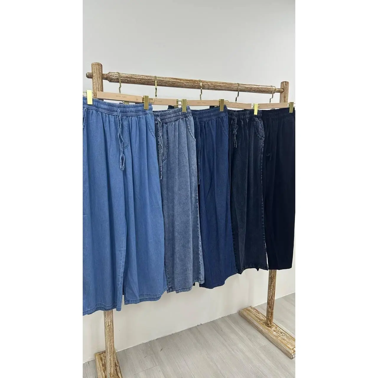 Denim Straight Pants Casual DSP