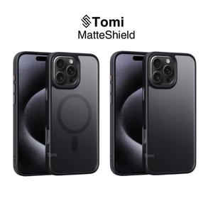 Tomi MatteShield King of Matte iPhone 16/15/14/13/12/Pro/Max/Plus case Magnetic Frosted Hybrid Phone cover casing