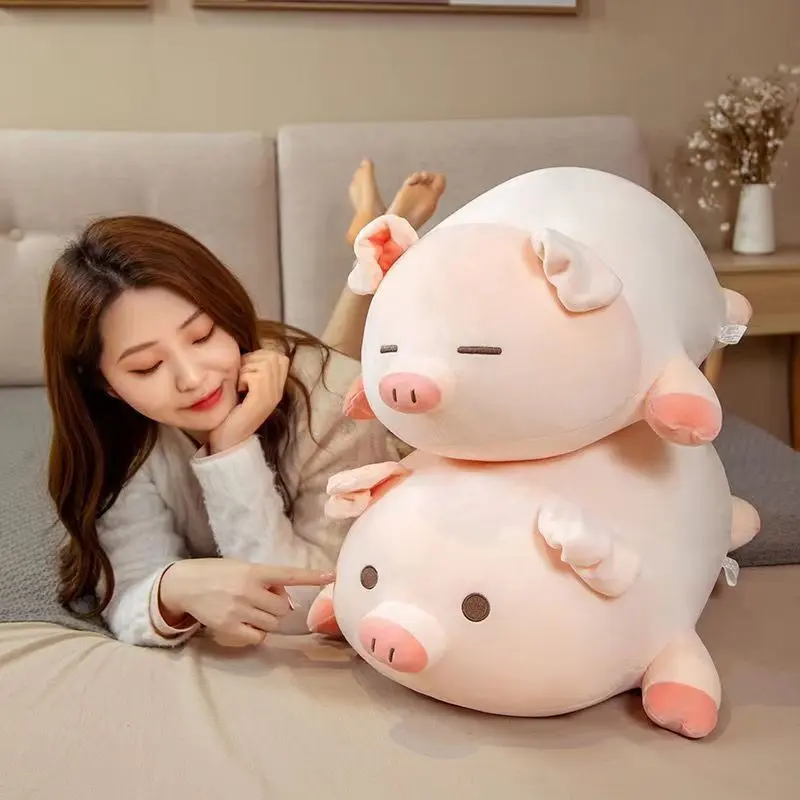Búp Bê Lợn Dễ Thương, Ragdoll Đồ Chơi Nhồi Bông, Siêu Mềm, Thích Hợp Cho Giường Ngủ, Lý Tưởng Cho Bé Gái, Quà Tặng Sinh Nhật, Năm 2024 0