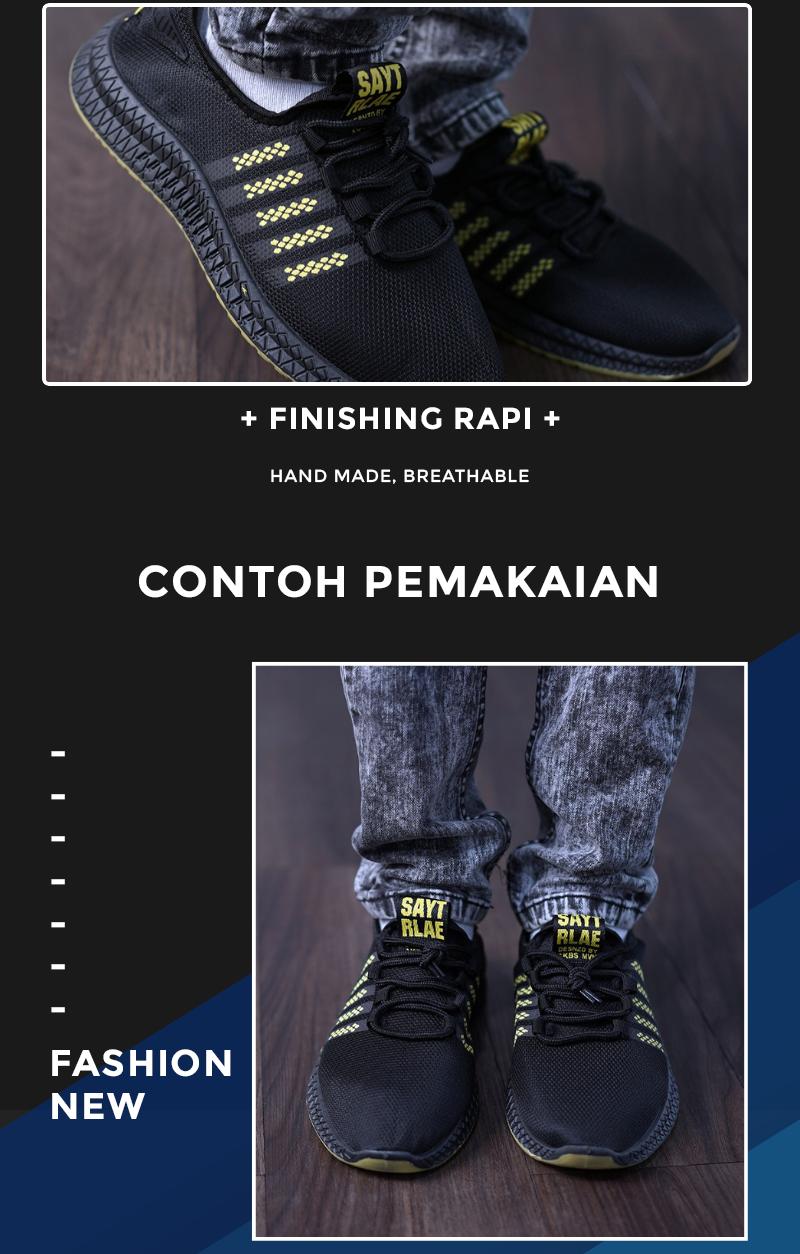 RJT Curry Black - Sepatu Sneakers Pria Casual Olahraga Shoes Running Sport Kasual Hitam