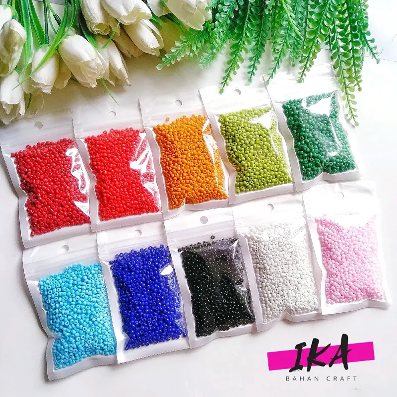 [IKA] Glassbeads 8/o Doff Series Kemasan Ziplock 0