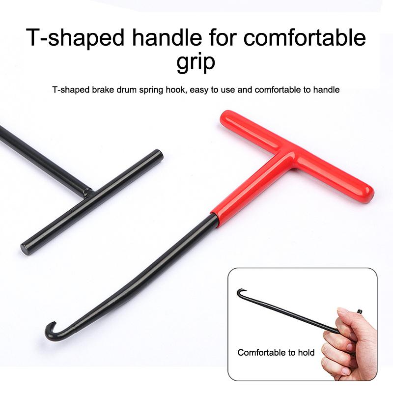 Product Introduction of Repair Tool For Springs Removal Motorcycle Exhaust Spring Hook T Shaped Handle Exhaust Pipe Spring Puller Installer Hooks 9