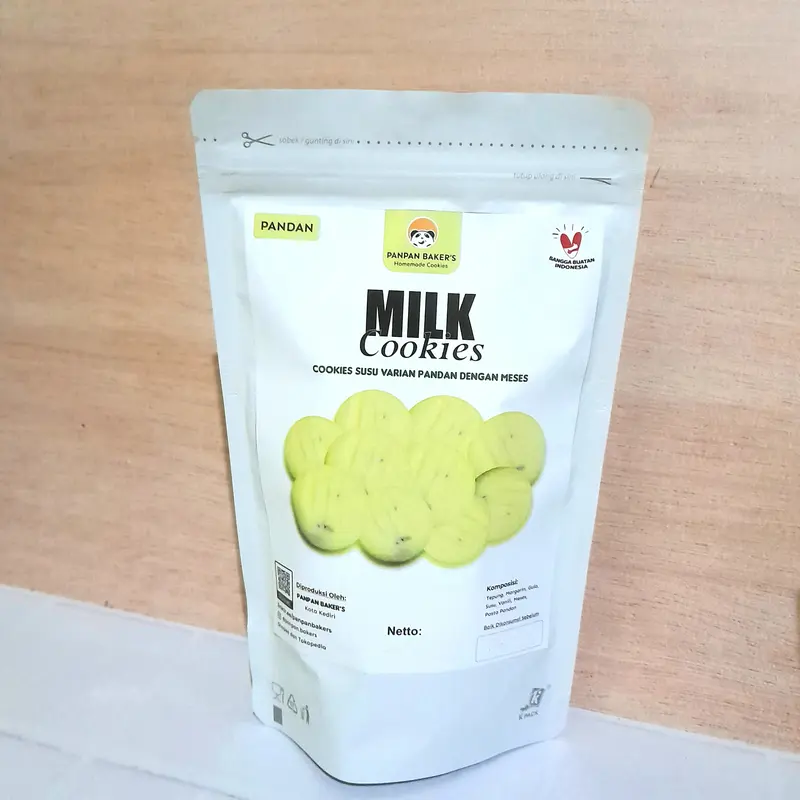 Aneka Cookies Pouch Hemat - Panpan Baker's / Free Cookies Pouch (Milk Cookies / Chui Kao So) 4