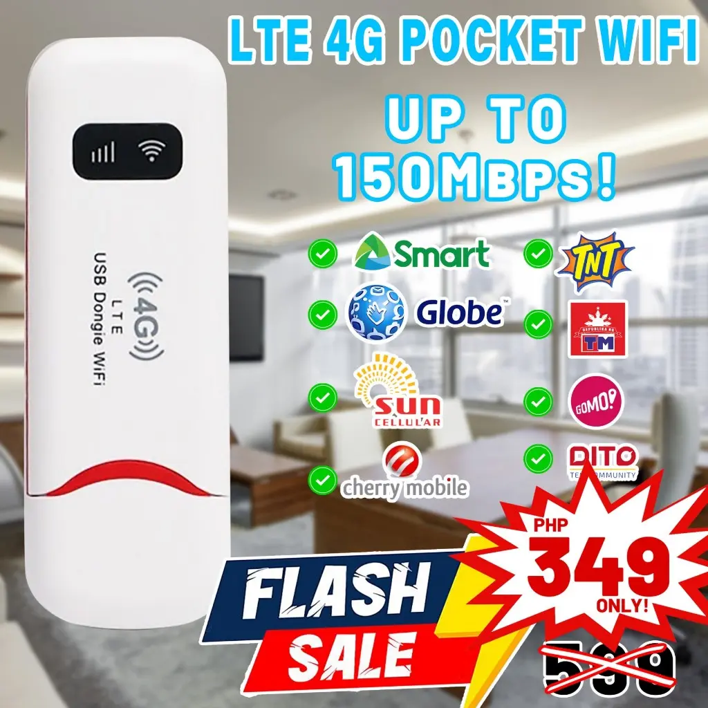 Wireless 4G LTE WiFi Router Modem Universal SIM Card 150Mbps USB Mini Pocket WiFi Hotspot Unlock