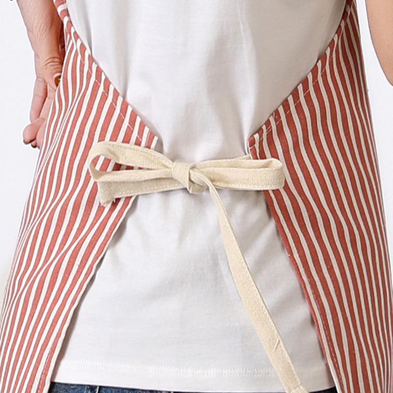 Product Introduction of Kitchen Apron Oil-proof Striped Japanese Aprons For Restaurant Work Chef Waiter Adjustable Size Household Kitchen Accessories Cleaning Cooking Baking Apron 23