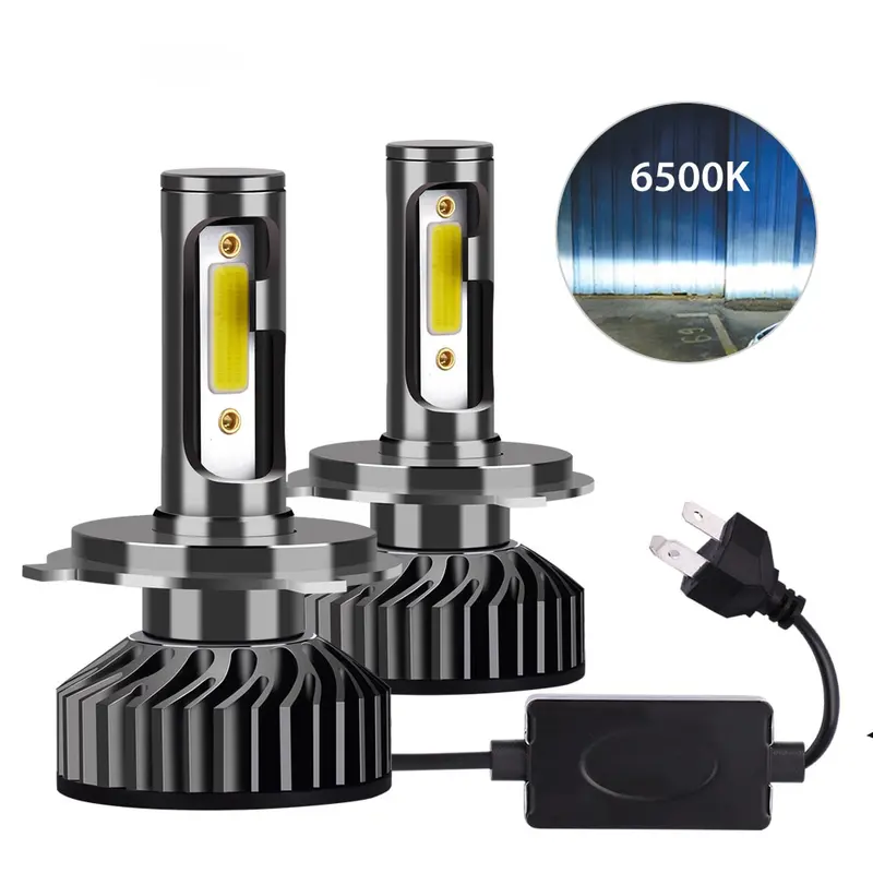 Lampu Depan Mobil Headlamp Foglamp H4 COB 72W Cool White 2PCS Car new box 0
