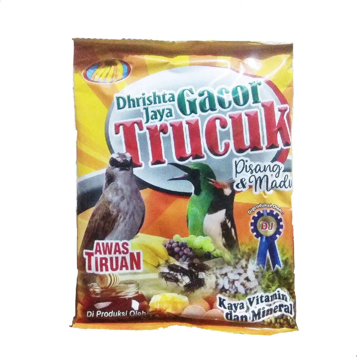 VOER GACOR TRUCUK DHRISHTA JAYA KUNING ATAU HIJAU AROMA PISANG DAN RUMPUT LAUT
