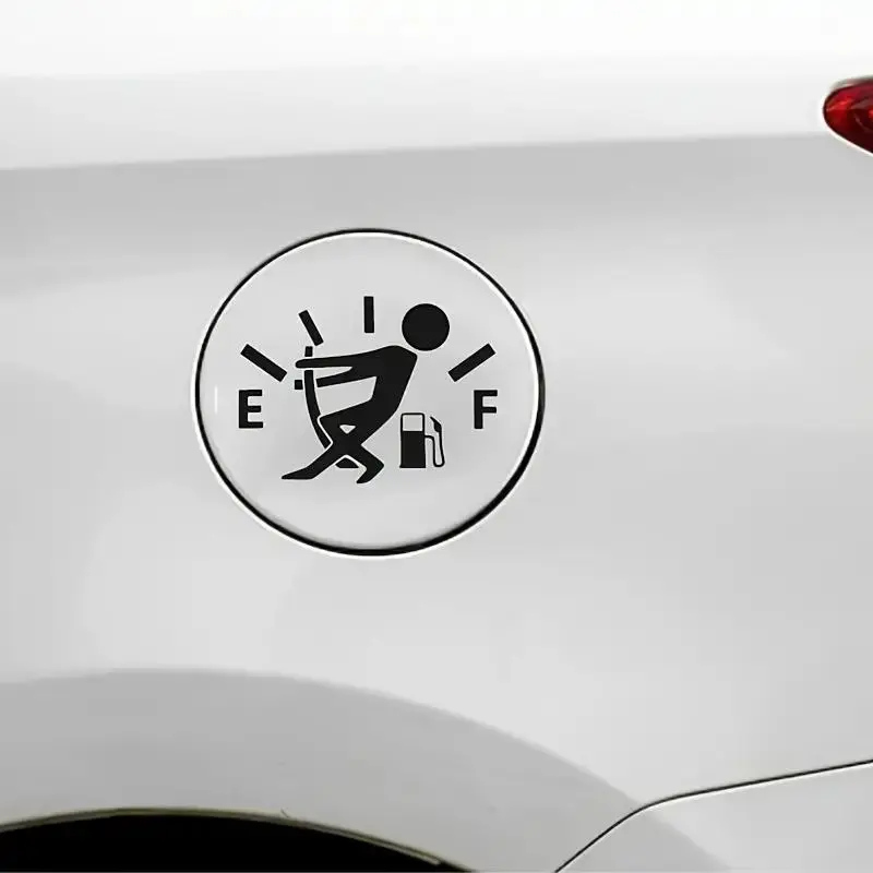 Funny Car Gas Tank Cap Sticker, Creative Car Gas Tank Decal, Waterproof Car Sticker, Car Exterior Accessories for Car Decoration 6
