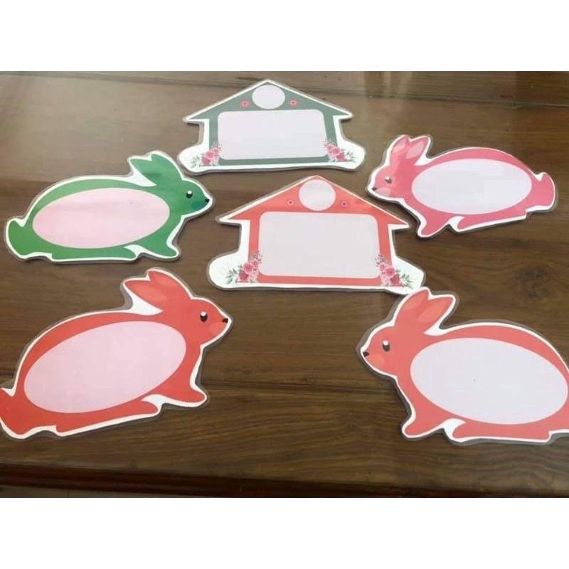 Tìm nhà cho thỏ ép plastic sẵn nam châm gắn bảng từ 2
