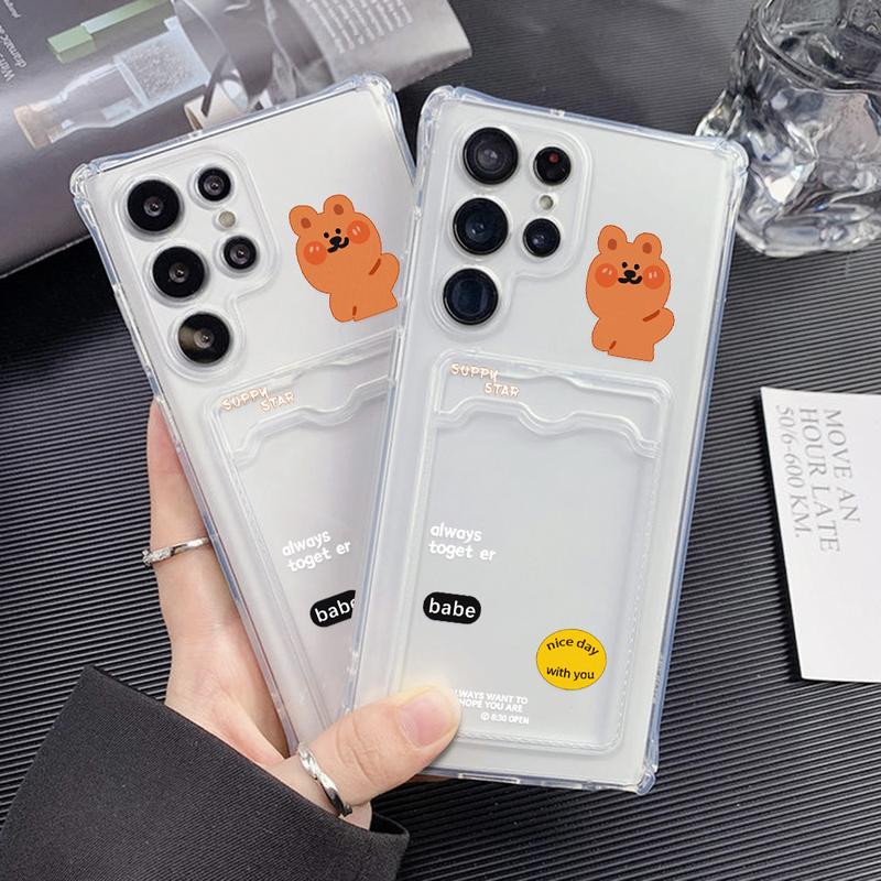 Card Holder Phone Cases for Samsung A55 Case Samsung A15 A05 A05S A54 5G A06 A16 A14 A53 A24 A13 S24 FE S22 S24 S23 Ultra A12 A03 A23 A34 A35 A25 A32 A22 A50 A30 S21 FE Wallet Cases Colorful Painted Protective Phone Skin Shockproof Bag 3