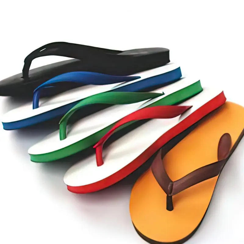 Thai imported Nanyang elephant natural rubber flip flops men's net infrared wear anti slip