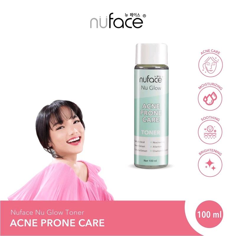 Paket Skincare Nuface 5 in 1 Acne Prone Care / Anti jerawat / skincare nuface hemat Bebas Paraben Facial Berjerawat Treatment 1