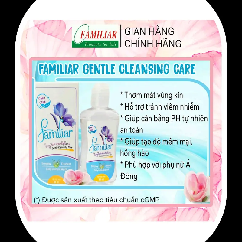 [Familiar][Dung dịch vệ sinh] Dung dịch vệ sinh phụ nữ Familiar 80ml. Với  công thức vượt trội, phù hợp phụ nữ Việt Nam 1