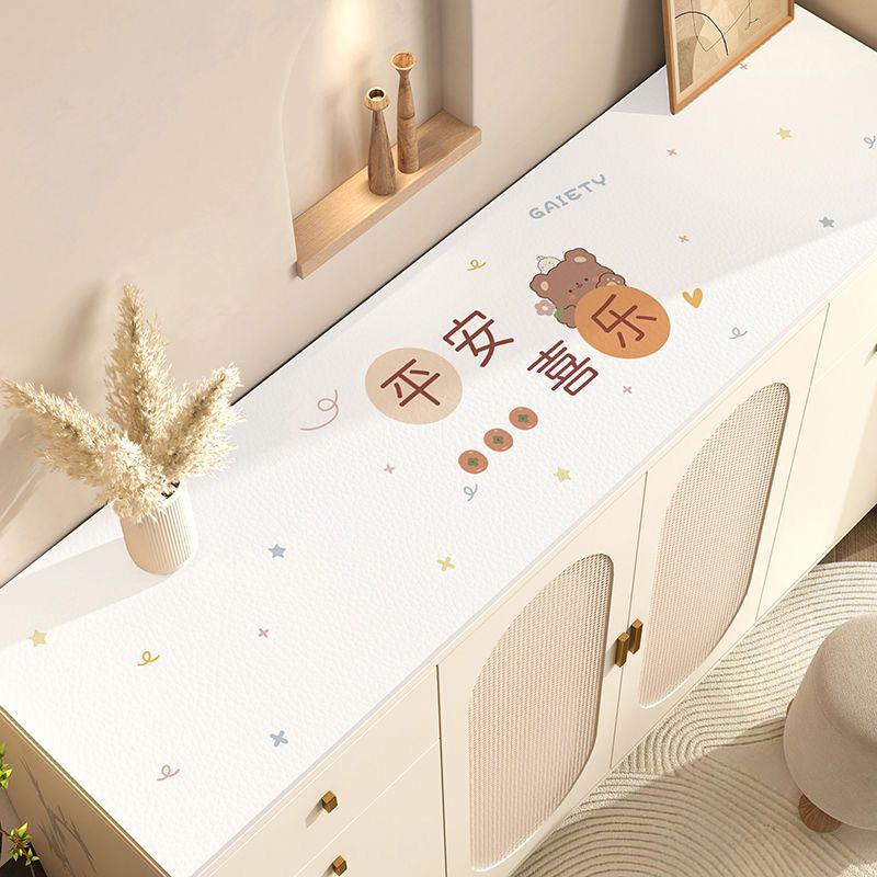 TV Cabinet Shoe Cabinet Mat Tabletop Tablecloth Coffee Table Surface Protection Mat Table Mat Oil-proof Washable Dirt-proof Mat 0