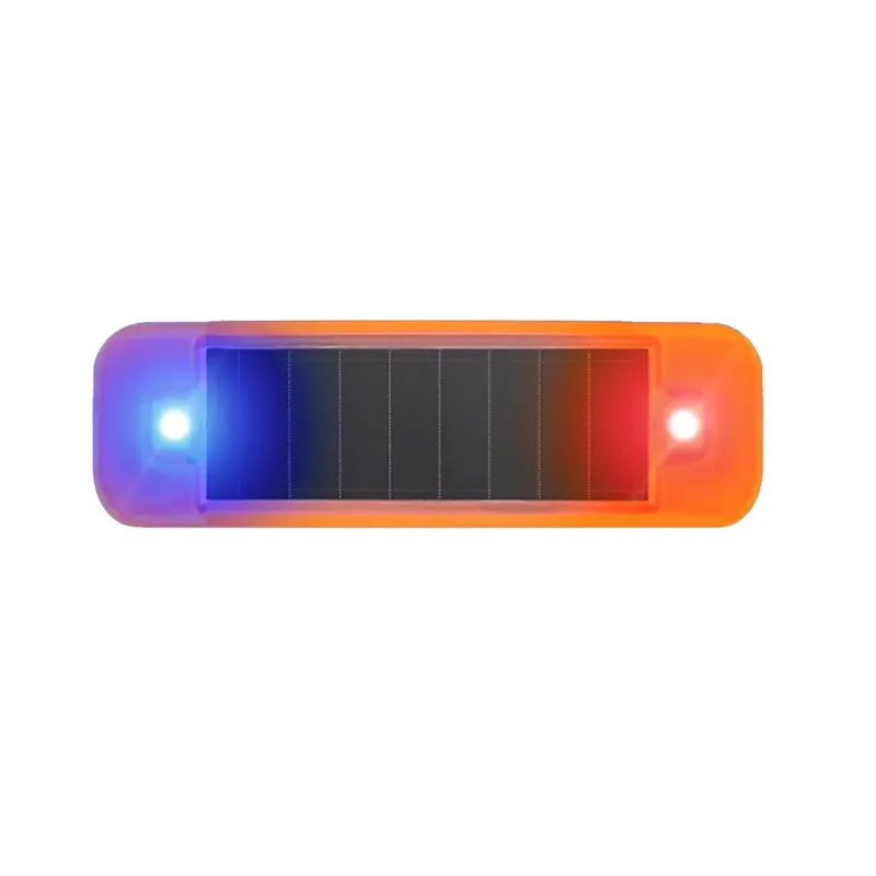 Còi Báo Động Ô Tô, 1x, Đèn LED Lung Linh Năng Lượng Mặt Trời, Tín Hiệu Chống Trộm An Ninh Giả Phụ Tùng 6