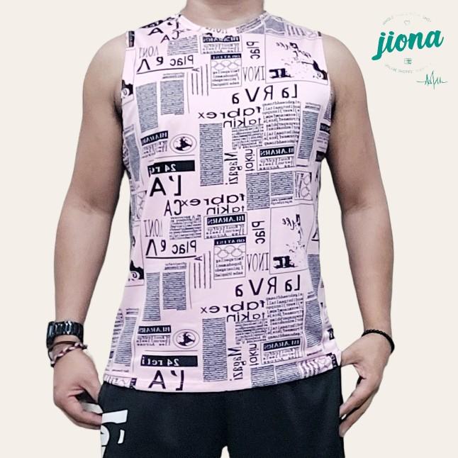 Product Introduction of Men'S Sleeveless T-Shirt Vest Magazine Print Edition, Fashionable, Loose, Daily Street Vest Top 15