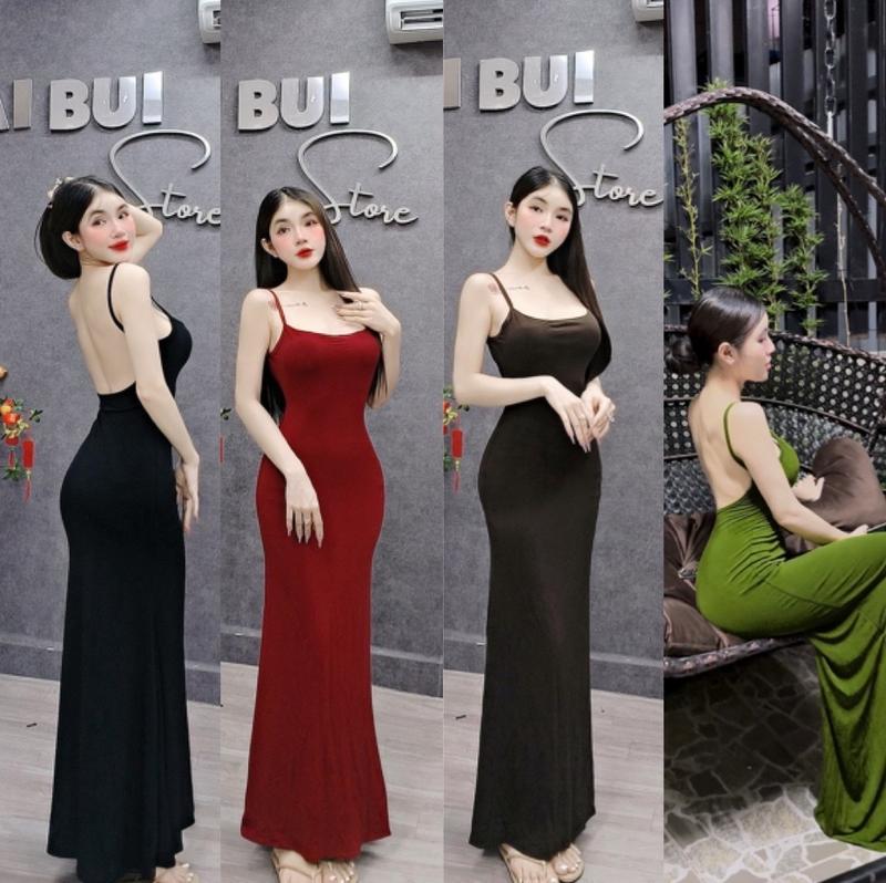 Product Introduction of D08 - ĐẦM 2S ĐUÔI CÁ THUN LỤA Nữ Dress 4