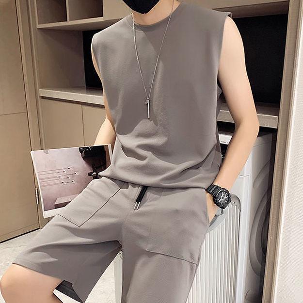 Product Introduction of Bộ Đồ Thường Ngày Cho Nam, Mỏng Mùa Hè, Thêu Phong Cách Trung Quốc, Áo Phông Cổ Chữ V Hợp Xu hướng Quần Đùi ngắn Tay Bộ Đồ Hai Mảnh, Đẹp Trai, Bộ Đồ Nam 15