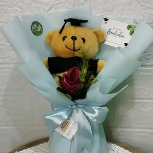 bouquet wisuda size S  Pendidikan Beraneka warna Cowok Cewek Buket