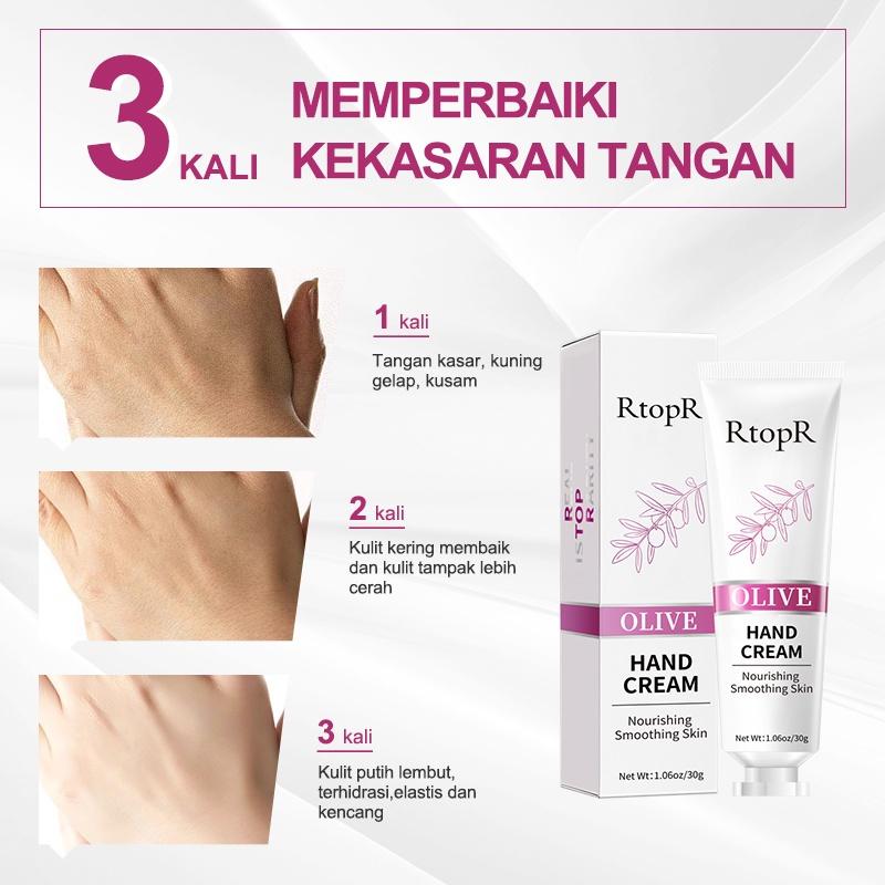 RtopR Minyak Zaitun Perbaikan Krim Tangan Bergizi Perawatan Tangan Anti Chapping Anti Penuaan Pelembab Pemutih 2
