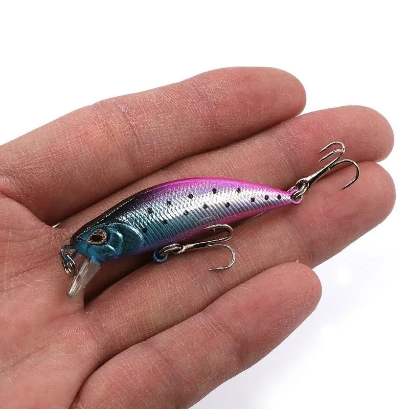 TRU Umpan Pancing Minnow Sinking 5cm 5gr Casting Ultralight Minnow Umpan Pancing 4