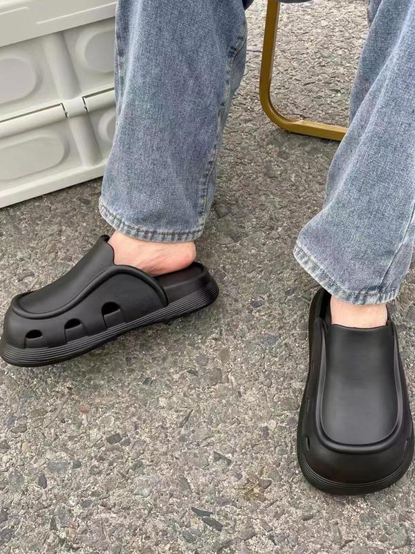Women's Simple Plain Color EVA Slides, Casual Comfortable Home Slippers, Soft Non-slip Slippers for Indoor & Outdoor Wear, Walking Shoes 4
