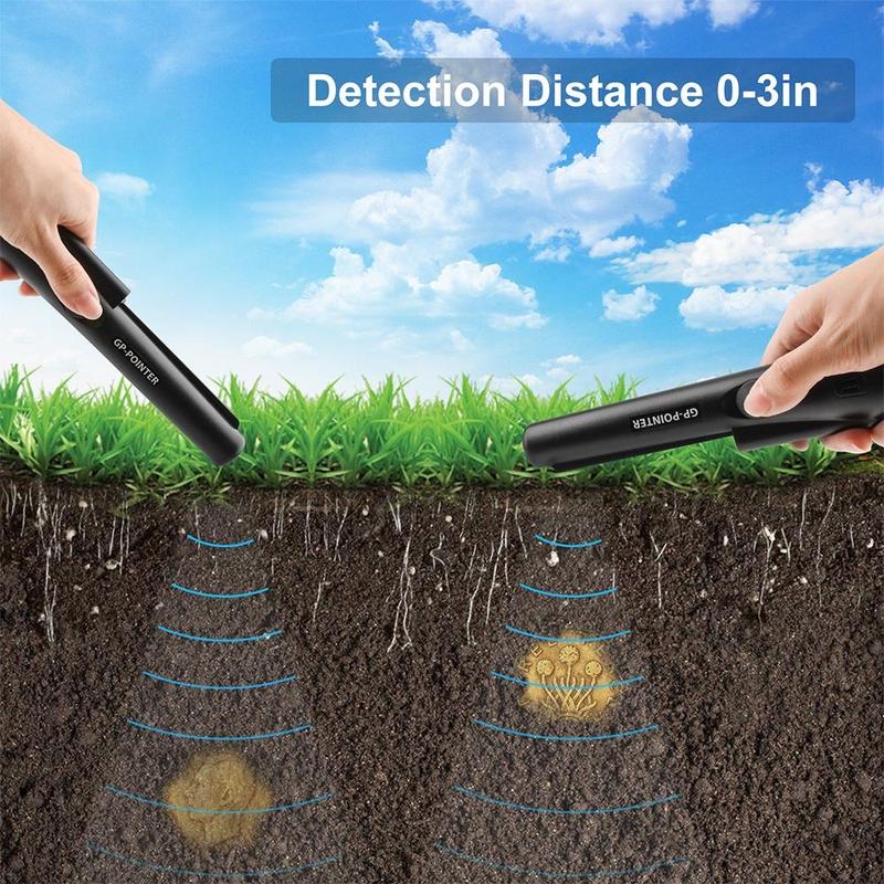 Product Introduction of Moketa Pinpointing metal detector GP-pointer gold metal detector Static alarm 12