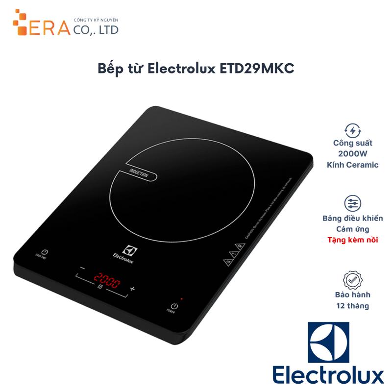 Bếp điện từ Electrolux 2000W ETD29KC / ETD29MKC - Hàng chính hãng