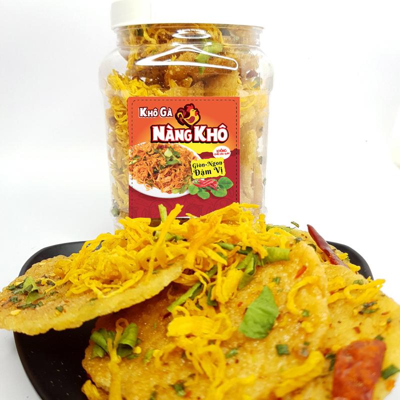 Cơm cháy chiên mắm lắc khô gà ( Giòn ngon – Đậm vị ) – 500Gram | Yotafood