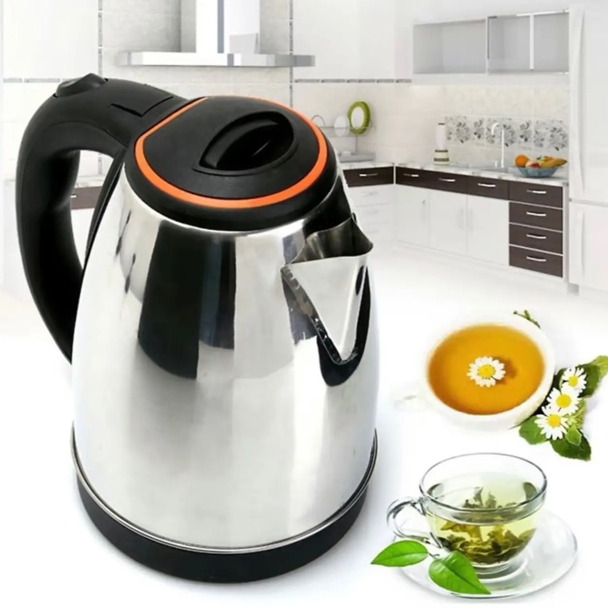 Ấm đun nước siêu tốc 1,8 lít, bình siêu tốc inox điện đun nước nóng, cầm nước sôi siêu nhanh chóng Bình Đun Nước Ấm Siêu Tốc Đun Siêu Tốc