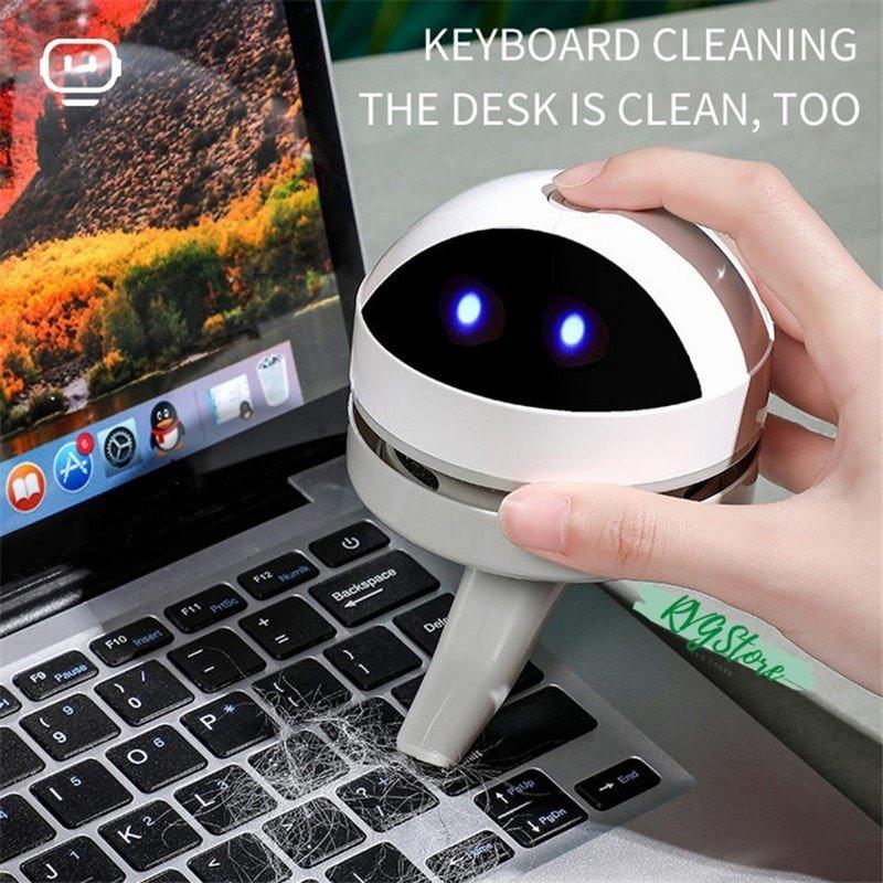 Product Introduction of Máy Hút Bụi Cầm Tay Mini M19, Hút Bui Bàn Phím Đa Năng Đầu Robot, Tặng Kèm Vòi Hút, Chổi Mini Mẫu Mới. Làm Sạch 3