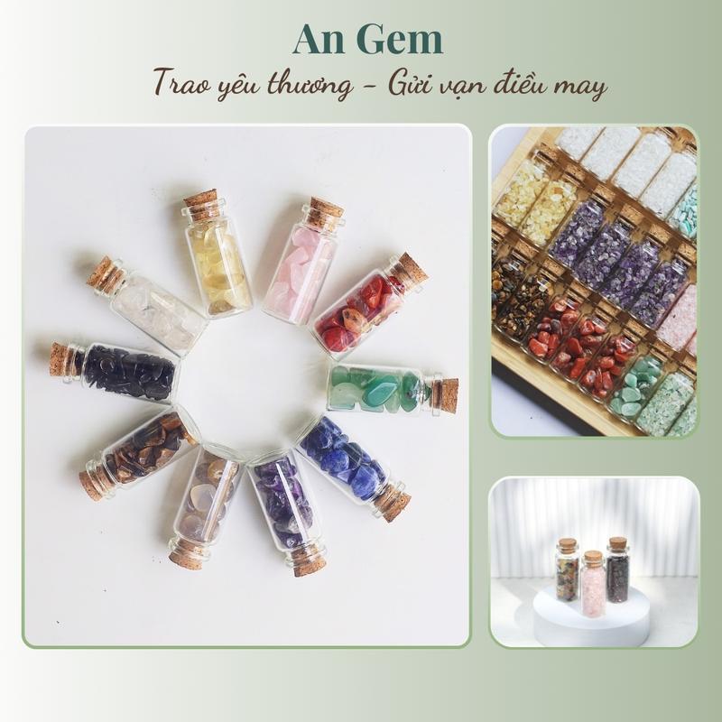 Hũ đá mini thanh tẩy năng lượng bằng đá tự nhiên