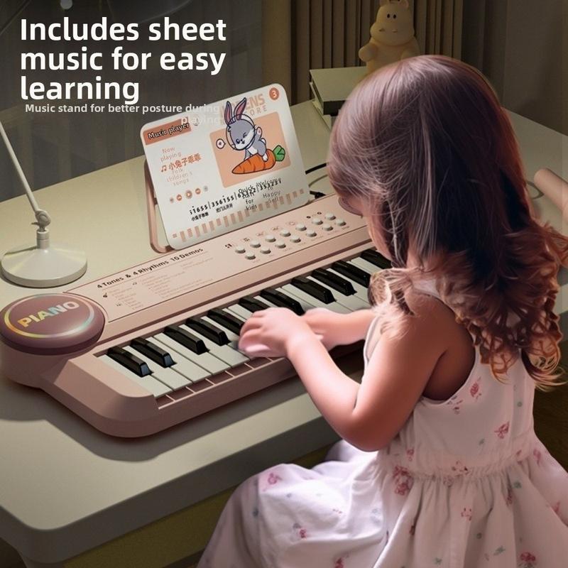 Đa chức năng 37 phím Bàn phím đàn piano cho trẻ em Đa chức năng Nốt nhạc Đàn…