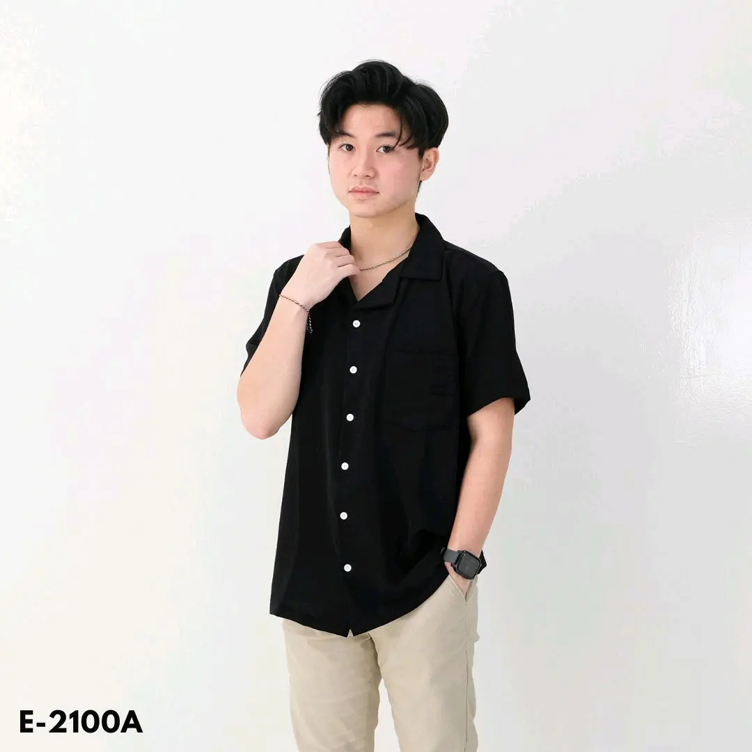 Vienta.Apparel | Nirvana Short Shirt | Nirvana Kemeja Pendek Pria Polos