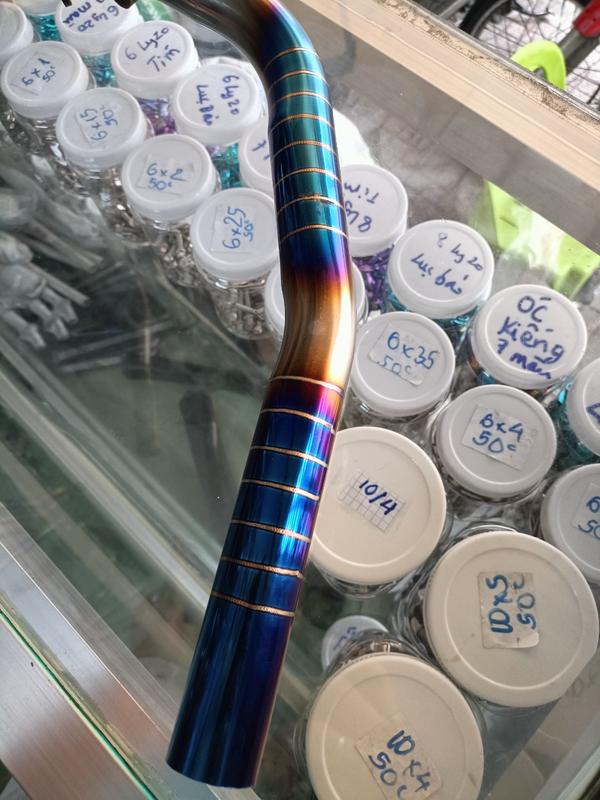 Cổ pô cho xe Winner 150, Winner X V2 V3, Sonic xi titan tít sâu size 32