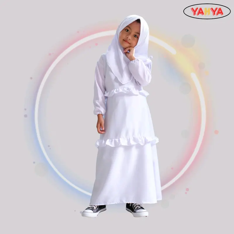 Gamis Anak Putih Terbaru Kekinian Gamis Anak Terbaru 2023 0