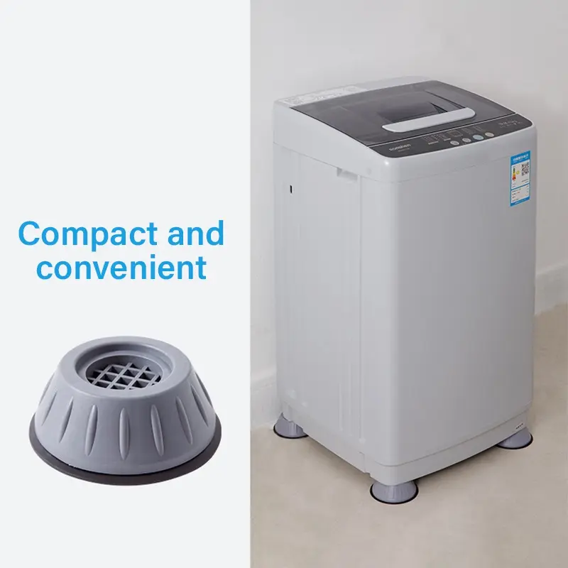 VRS 1pc Washing Machine Base Anti Vibration Pads Shock Noise Cancelling Washer Dryer Fridge Stand Reduce Noise