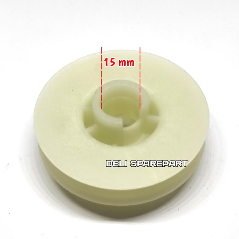Product Introduction of DRUM WHEEL PULLY PULI POLI STARTER TARIKAN ENGKOL MESIN CHAIN SAW SENSO SINSO MINI 5200 5500 1PER 4 KAKI Sparepart 5