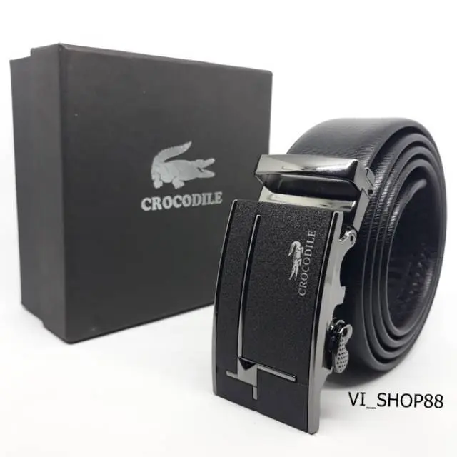 Men's Leather Belt Buckle Men's Branded Automatic Belt Anti-rust Available in Jumbo Size 150cm