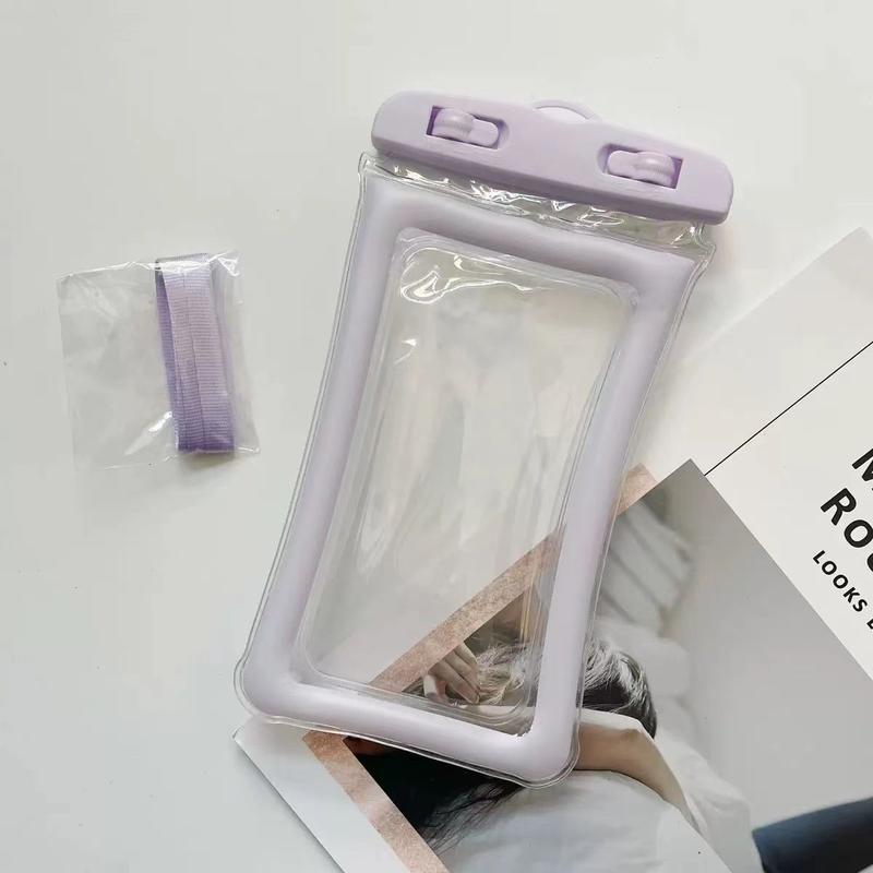 Product Introduction of Sealing Card Film, Cartoon Airbag Waterproof Bag, Phone Bag, Neck Hanging Waterproof Bag, Delivery Touch Screen Diving Special Sealing Bag, Anti Lost Phone Case 4