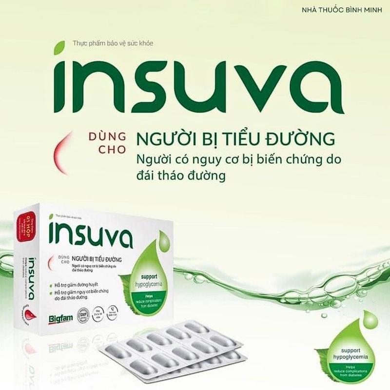 INSUVA - hạ đường huyết, giảm nguy cơ biến chứng do đái tháo đường 0