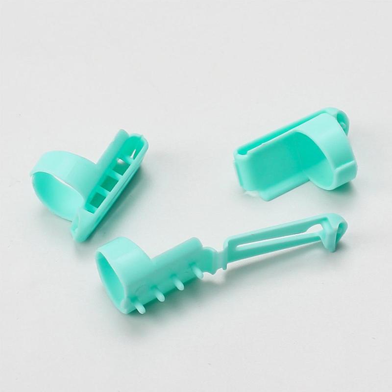 2pcs/set Random Color Plastic Finger Guides Crochet, DIY Finger Yarn Guide Holder, Universal Knit Count Color Starter Tool Kit 6