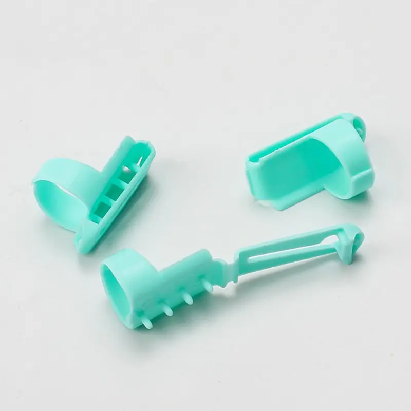 2pcs/set Random Color Plastic Finger Guides Crochet, DIY Finger Yarn Guide Holder, Universal Knit Count Color Starter Tool Kit 6