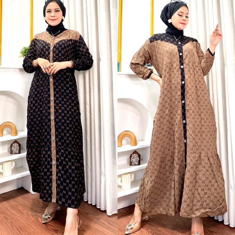 gamis midi muslim premium 2