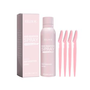 Hair Identifier Spray, 1 Set/2 Sets Hair Removal Spray, Facial Hair Removal Cream, Suitable for Women All Skin and Hair Types